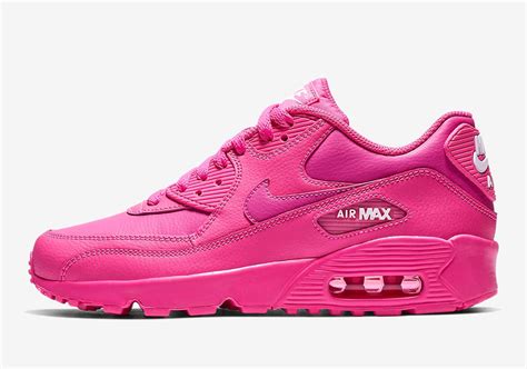 nike air max 90 youth gs schuhe weiß pink neon|nike air max 90 leather.